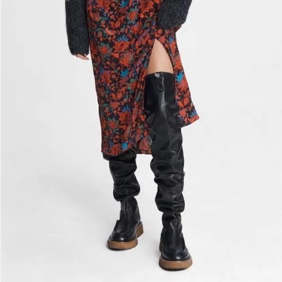 Rag & Bone Scout Thigh-High Over-The-Knees Boots - Picture 1 of 4